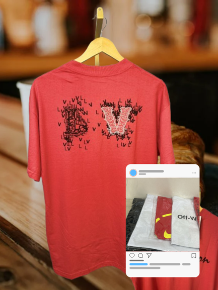 Camiseta Louis Vuitton Oversized Camiseta Louis Vuitton Oversized